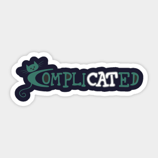 An Complicated " CAT" Sticker